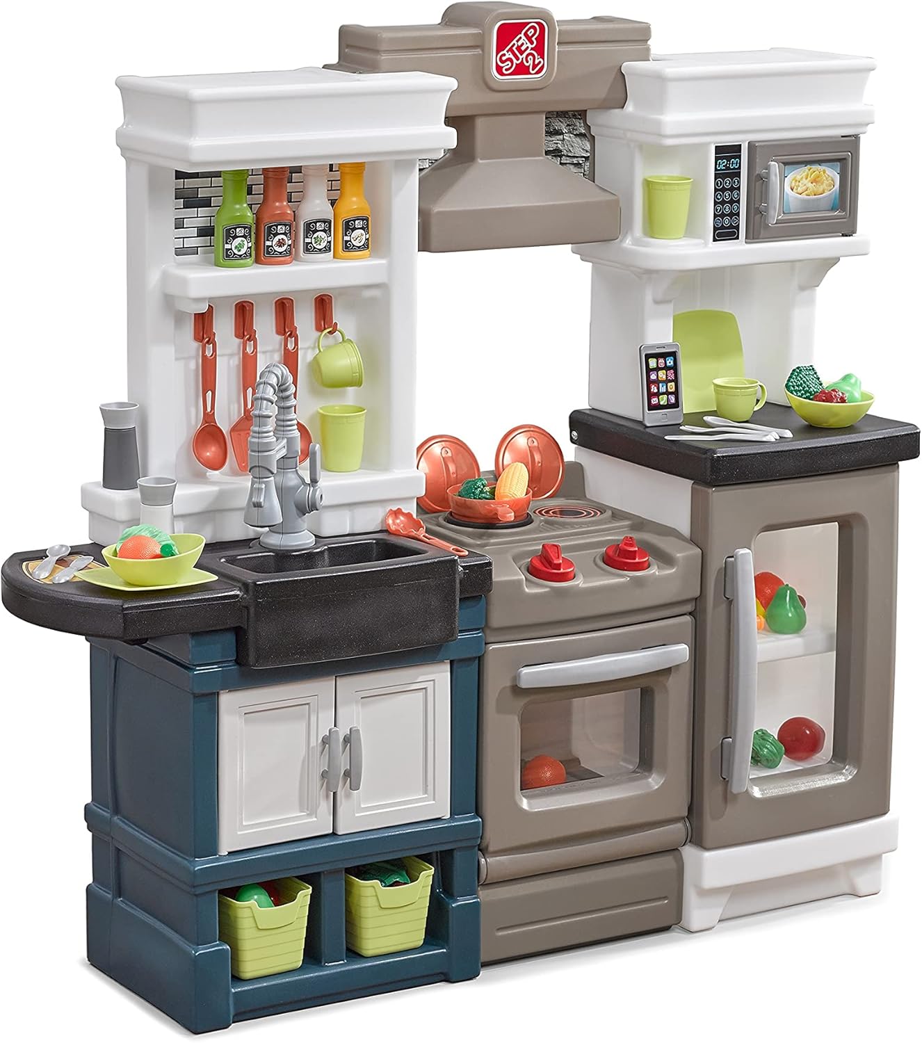 Modern Metro Kids Kitchen Play - Kids Outdoor Kitchen Set recension och pris