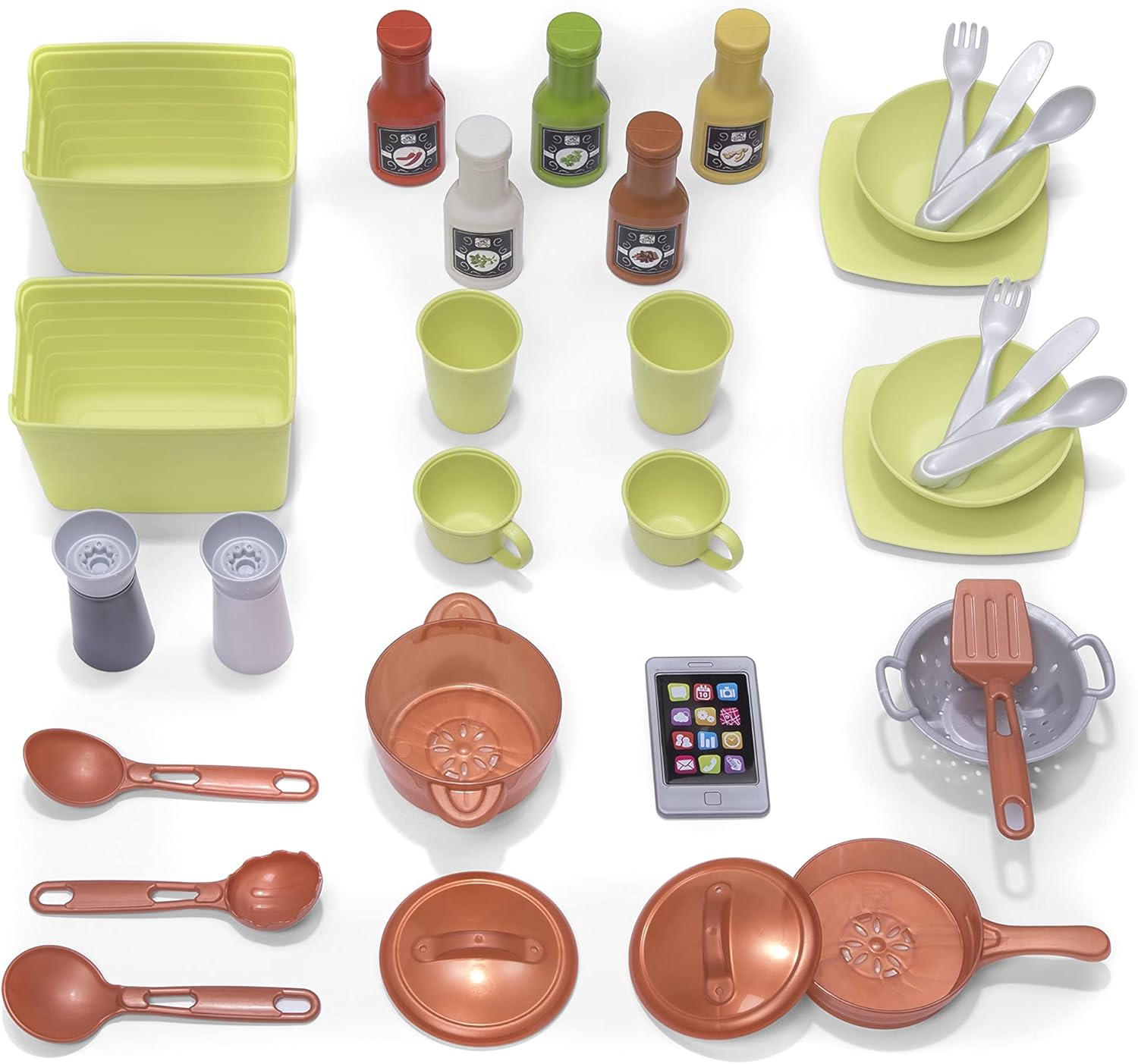 Modern Metro Kids Kitchen Play - Kids Outdoor Kitchen Set recension och pris
