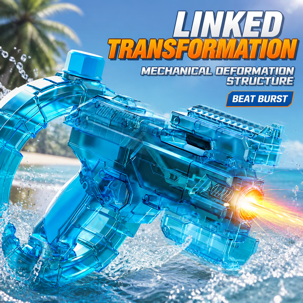 Electric Water Gun with Flashi - Kids Outdoor Music recension och pris