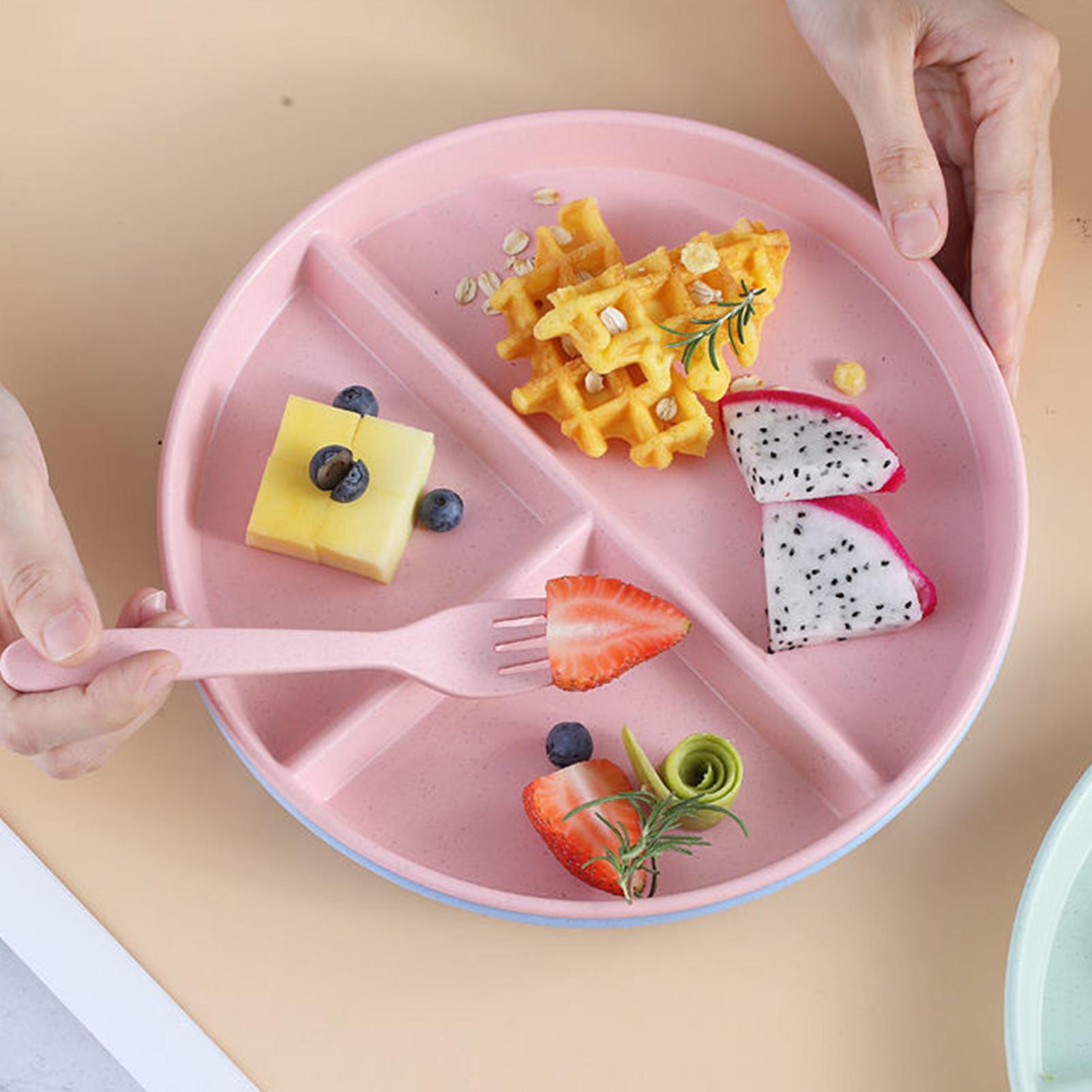 Kids Plates 4 Pieces Unbreakab - Kids Outdoor Kitchen Set recension och pris