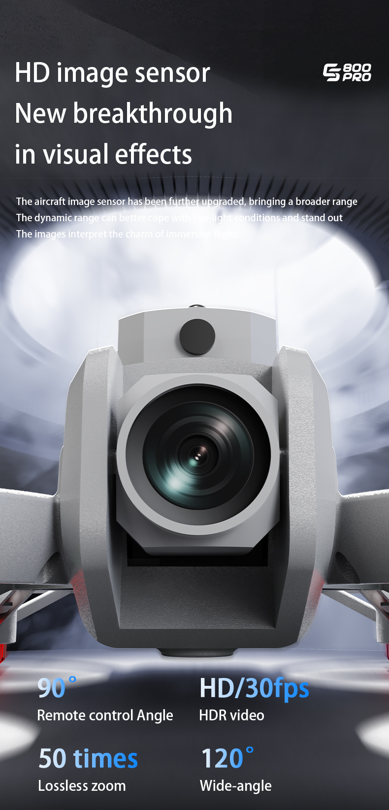 ES800PRO Drones 12.5CM Screen  - Kids Outdoor Treehouse recension och pris