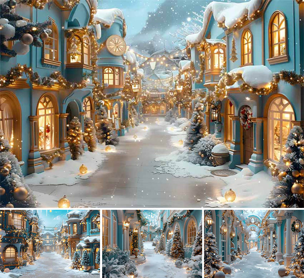 Mehofond Christmas Snow Street - Kids Outdoor Treehouse recension och pris