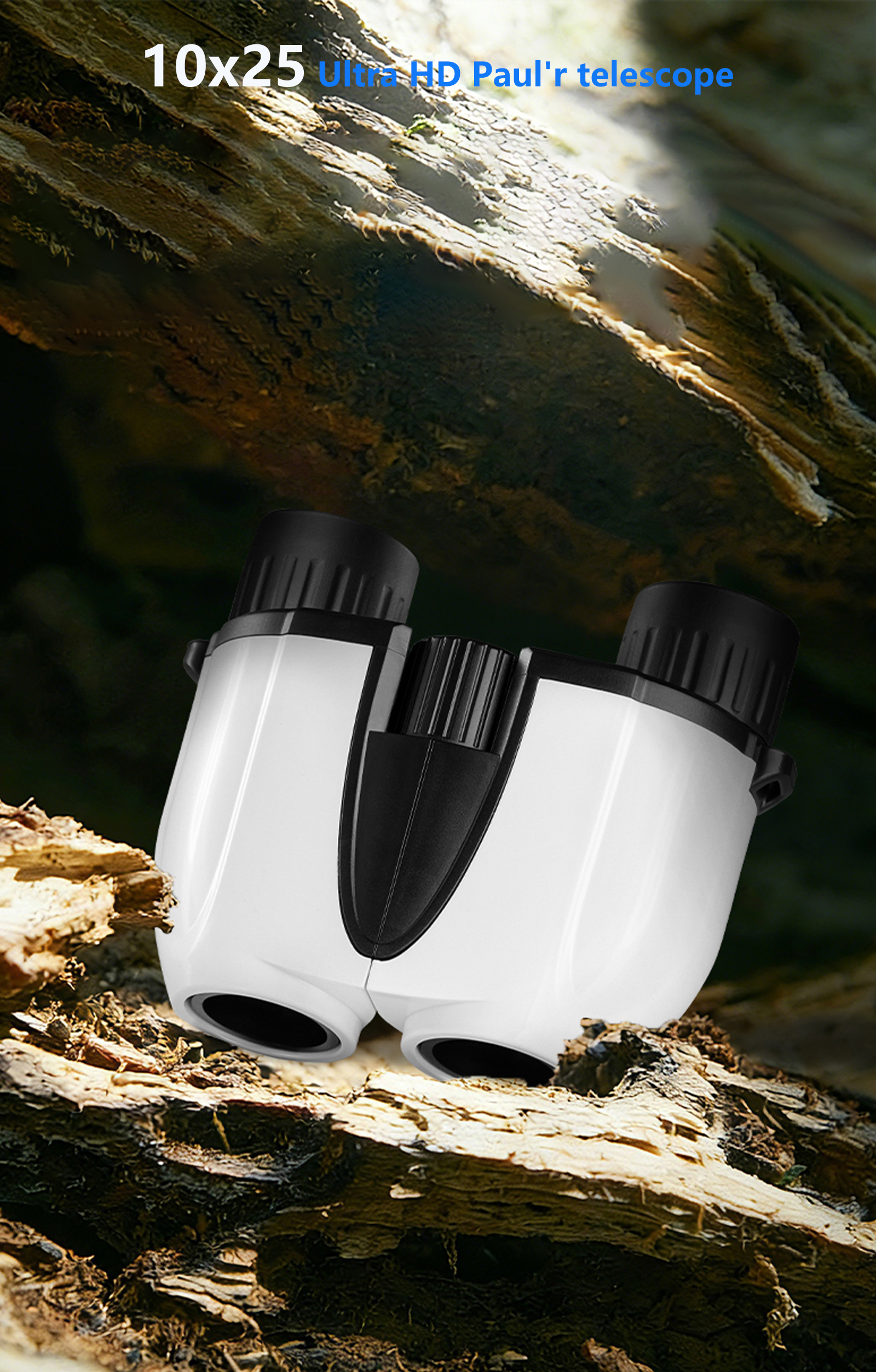 10x25 Portable Binoculars For  - Kids Outdoor Music recension och pris