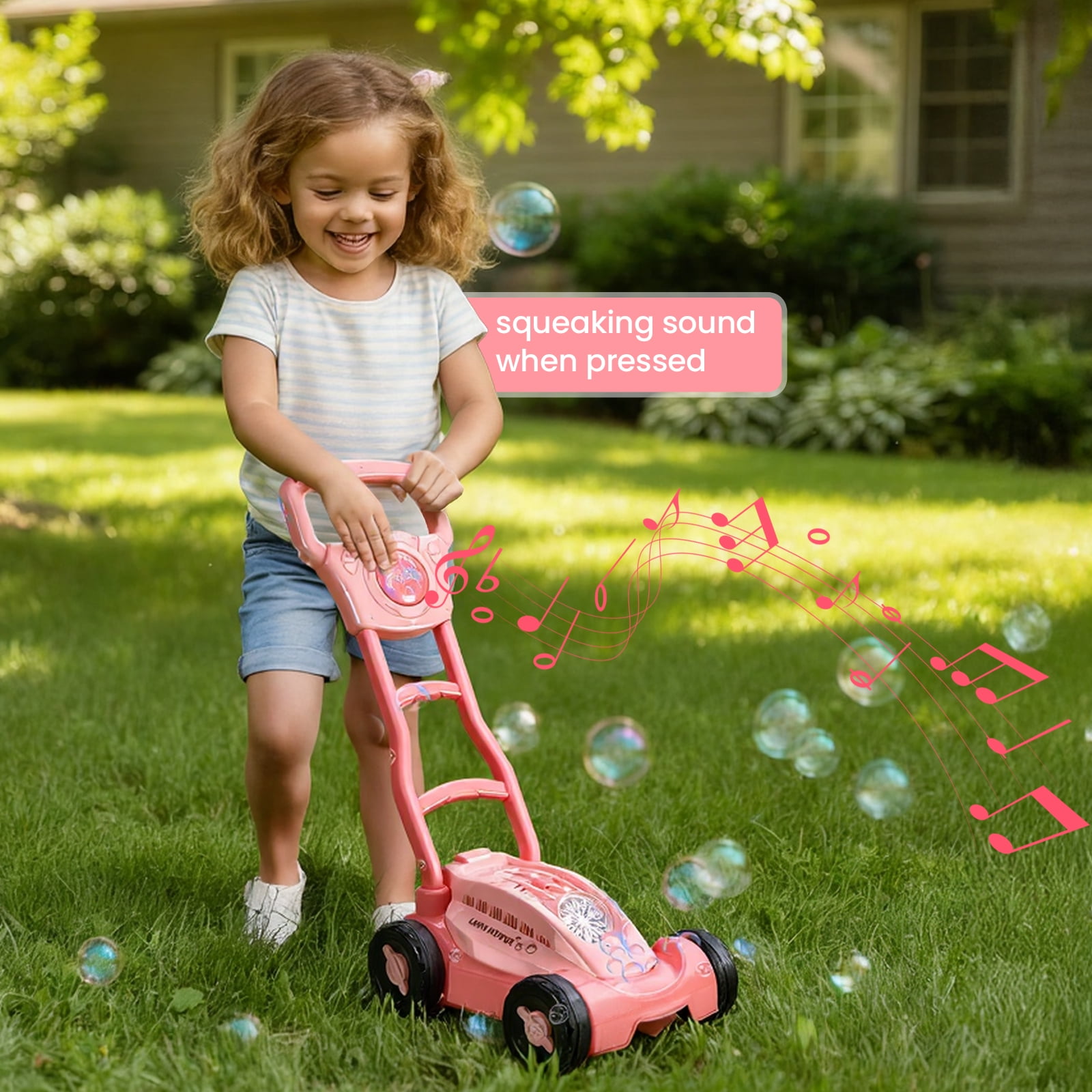 Bubble Lawn Mower,Kids Push Bu - Kids Outdoor Lawn Mower recension och pris
