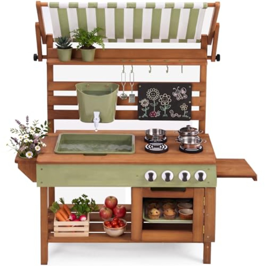 Outdoor mud kitchen for kids:  - Kids Outdoor Kitchen Set recension och pris
