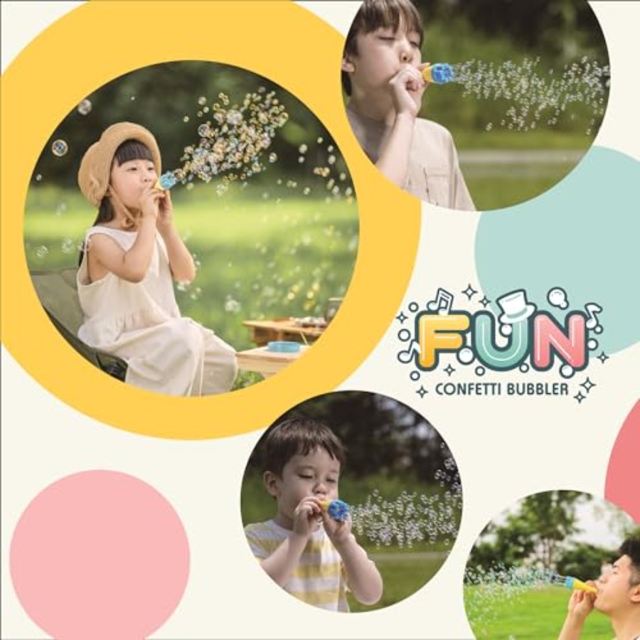 Confetti Bubbler + Giant Bubbl - Bubble Sword Wand recension och pris