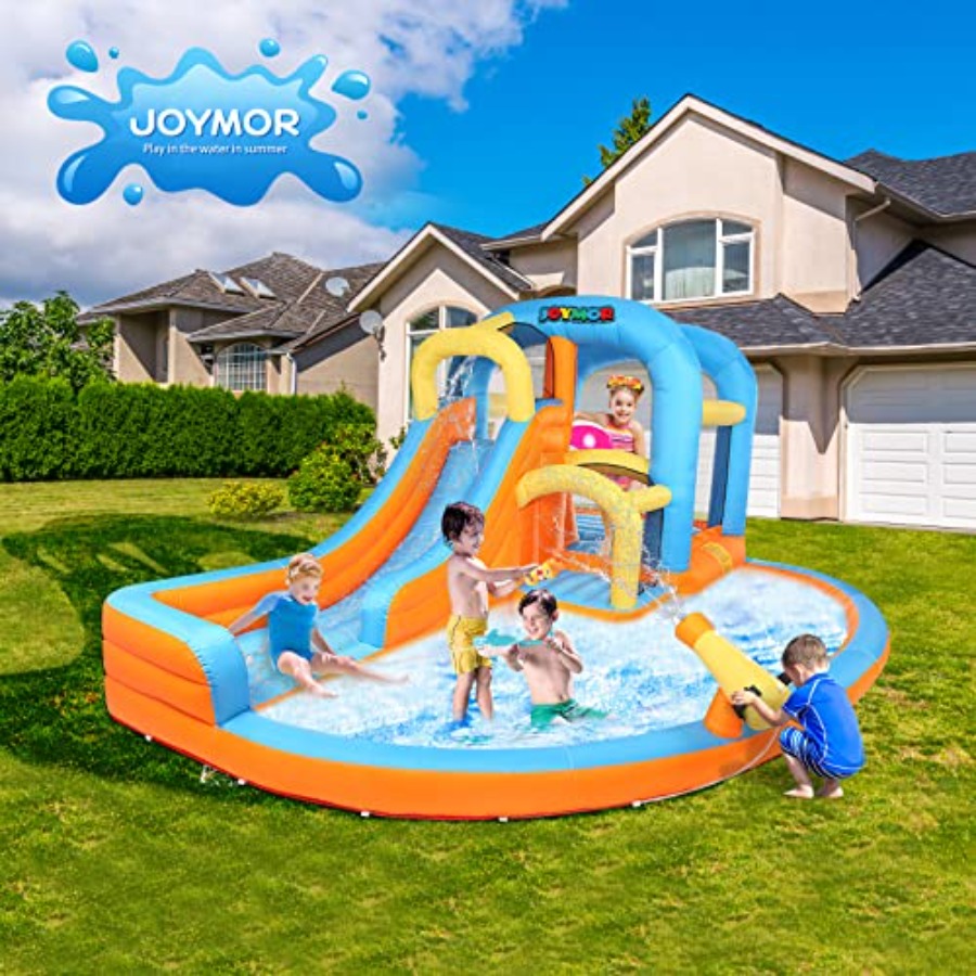 Outdoor backyard 5-in-1 inflat - Kids Outdoor Water Slide recension och pris