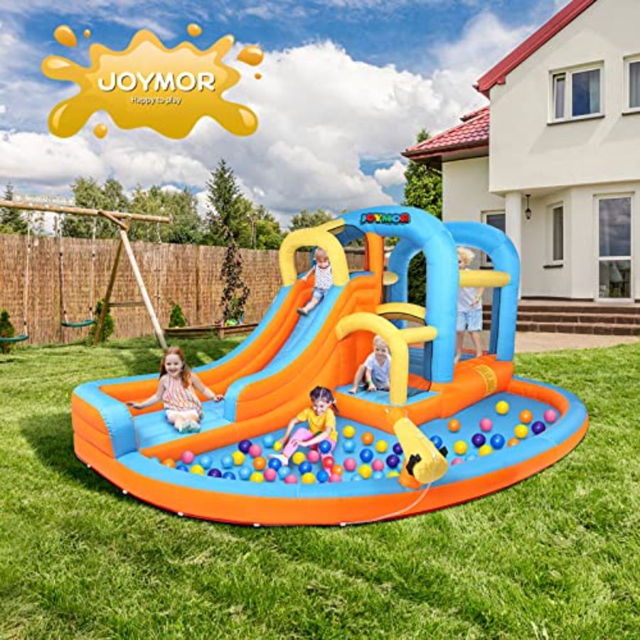 Outdoor backyard 5-in-1 inflat - Kids Outdoor Water Slide recension och pris