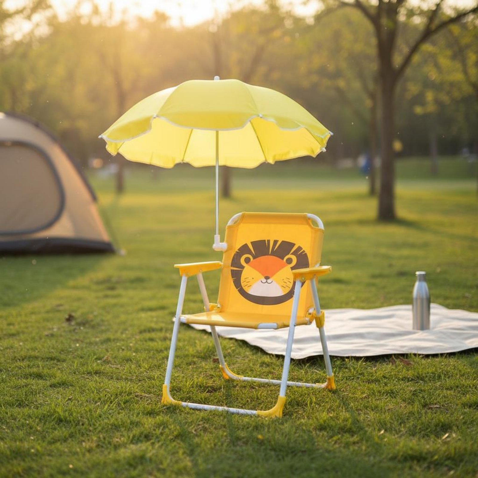 Children's Portable Chair with - Kids Outdoor Lawn Chair recension och pris