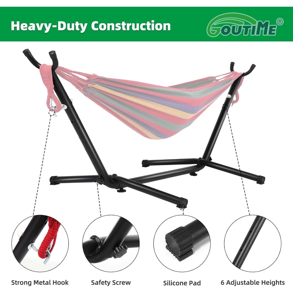 Goutime Children's Hammock wit - Kids Outdoor Hammock recension och pris